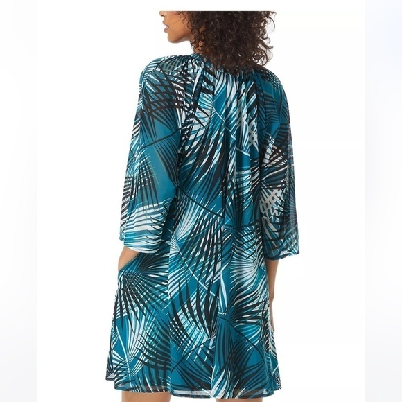 CoCo Reef Wanderlust Cover Up Dress Womens Cover up Dress M teal multi - Picture 2 of 11
